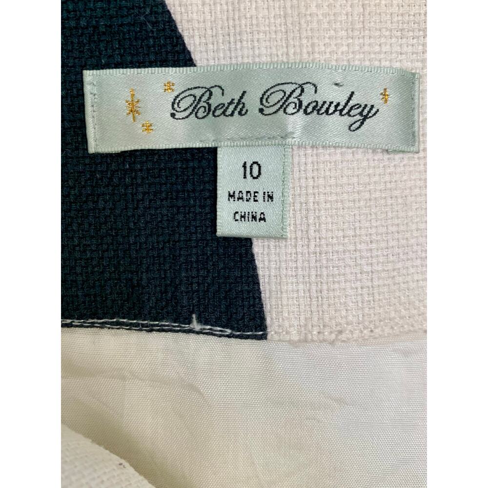Anthropologie Beth Bowley Mod Patterned Skirt Size 10 - Picture 4 of 5